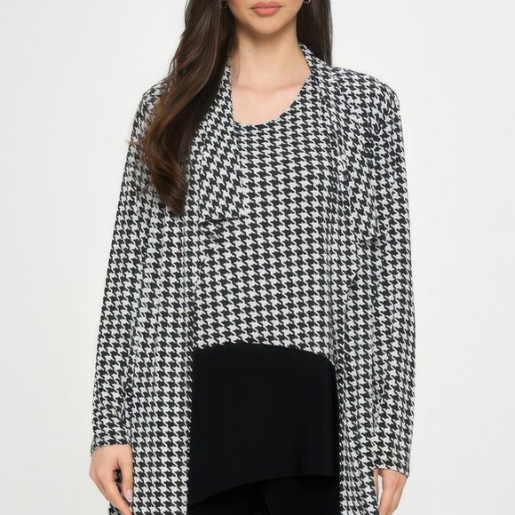 Houndstooth Print Jacket - Picture 1 of 6